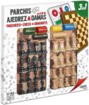 Juguetes Cayro Комплект настолни игри 3 в 1 - Шах, Дама и Не се сърди човече (c100)