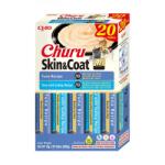 Inaba Foods Churu Cat Varieties Skin&Coat Recompense Cremoase Cu Ton, 20 x 14 g