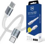 3mk Protection USB 2.0 Type C Összekötő Fehér 1m 5903108680219 (5903108680219)