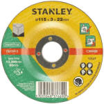 STANLEY kővágó korong, süllyesztett 115x3, 2x22, 2mm (STA32075-QZ) - megatool