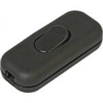 Kopp 191305001 Zsinórkapcsoló törésgátlóval Fekete 1 x KI/BE 2 A 1 db (191305001)