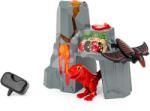 BRIO Vulcan cu efect de lavă fumegândă Dinozaur Erupting Volcano BRIO cu sunete și lumini 2 figurine de dinozauri (BRIO0929)
