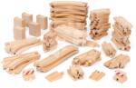BRIO Piese de scimb pentru cale ferată Deluxe Track Pack BRIO 70 piese de șine cu schimbătoare de cale și capăt de linie (BRIO0301)
