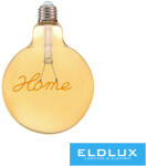 ELDLUX Filamentes design LED izzó - Home G125 4w 320lm 2500k D125x175mm (2486517104)