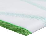 vidaXL Matracpárnák Fehér és Zöld 180 x 200 cm 8.1 kg (4106174)