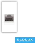 ELDLUX ELDTREND RJ45 Cat. 6 UTP aljzat fehér (2559478733)