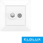 ELDLUX ELDGROUND SAT + TV aljzat (13db) fehér (1845648005)