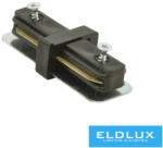 ELDLUX Egyfázisú sínhez egyenes csatlakozó fekete (774397025)