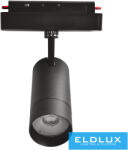 UNIVERSO Mágneses sínbe szerelhető spot Lámpa DC: 48V 24w 2280lm 3000k RA90 IP20 Fekete D76x213x165mm (3851598378)