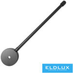 UNIVERSO Egyfázisú sínhez állítható rögzitő Fekete 100-200mm (624265235)