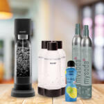 Mysoda Csomagajánlat - Fekete Woody Szódagép + Co2 Patron + Palack + Szörp