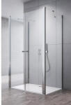 Radaway Uși duble pentru cabina de duș Radaway EOS II DWD, 80x197 cm, sticlă securizată transparentă, profil crom (13799490-01)