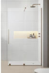 Radaway Ușă cabină duș Radaway Furo Brushed Copper 50x200 cm, stânga, sticlă transparentă, profil cupru (10106488-93-01L)