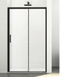 Sanotechnik Ușă duș culisantă Sanotechnik Elite Black 98-102x195 cm sticlă transparentă profil negru mat (SC100B)