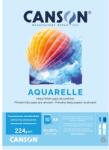 Canson A4 224g, 10 ív akvarellpapír blokk (C602308002)
