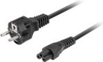 Lanberg Кабел Lanberg CEE 7/7 (MICKEY) -> IEC 320 C5 power cord 1.8m VDE Straight, black (CA-C5CA-15CC-0018-BK) - cybertrade