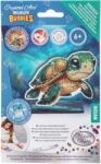 Craft Buddy Set de broderie cu diamante Craft Buddy - Crystal Art Buddies: Țestoasă, 7 piese (CBCAFGR-31GEN049)