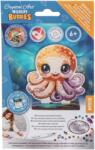 Craft Buddy Set de broderie cu diamante Craft Buddy - Crystal Art Buddies: Caracatiță, 7 piese (CBCAFGR-31GEN047)
