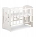 Klupś Meble Dziecięce Klupś Fa kiságy Safari Zsiráf bútor fehér 120x60 (5901912240421)