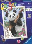Ravensburger Set de pictură pe numere Ravensburger CreArt - Panda (20261)