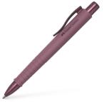 Faber-Castell Pix cu bilă, 0.7 mm, stilou cu buton, peniță burgundy, FABER-CASTELL "Poly Ball Urban", albastru (FC241119)