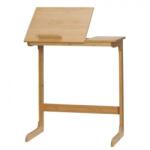 Ecarla Multifunkcionális, összecsukható, bambusz asztal, laptophoz és tablethez, 60x35x67 cm, eCarla, STL21