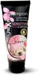 FREXIN Sensitive Kiskutya sampon és kondicionáló Rózsa & pamut 220 g