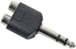  Audio adapter 6, 3 Jack - 2RCA eloszt (05242)