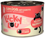 Lucky Lou 6x200g Lucky Lou Lifestage Kitten szárnyas nedves macskatáp