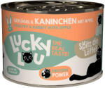 Lucky Lou 6x200g Lucky Lou Adult Szárnyas & nyúl nedves macskatáp