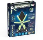 Supermag set de construcție magnetic Glow 30 buc (SG0657) Jucarii de constructii magnetice