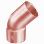 EU Réz forrasztható ív 45° KB 18mm (18kb45) - kazanpiac