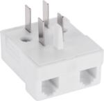 Cabletech Telefon aljzat X2 (TEL0037)