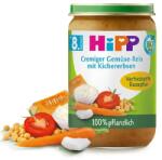 HiPP bio zöldségek rizzsel, csicseriborsóval és borsófehérjével bébiétel 8 hónapos kortól 220 g