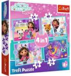 Trefl Trefl: Marea aventură a lui Gabby 4 în 1 - puzzle cu 35, 48, 54, 70 piese (34670) Puzzle