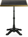 Blumfeldt Patras Lux, masă de bistro, blat de marmură, 60 x 60 cm, bază din fontă (GDMC1-PatrasLux-BK) (GDMC1-PatrasLux-BK) - electronic-star