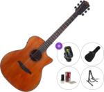 BromoGuitars BAT2MCE Premium SET Natural Chitară electro-acustică Jumbo