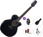 Takamine GN30CE Premium SET Black Chitară electro-acustică Jumbo