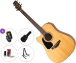 Takamine GD30CELH-NAT Premium SET Natural Chitară electro-acustică Dreadnought
