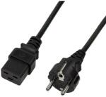LogiLink Power Cord, CEE 7/7 - IEC C19, 3.00M black (CP153)