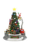  Decoratiune Brad de Craciun care este decorat, Cu lumini, 3 Moduri, Functie Muzicala, Functioneaza Cu Baterii ( 3 x AA neincluse), Cablu USB ( inclus ) (9992-3)
