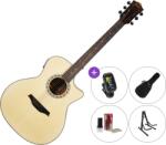 BromoGuitars BAA2CE Premium SET Natural Chitară electro-acustică Jumbo