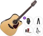Takamine GD90CE-ZC Premium SET Natural Lucios Chitară electro-acustică Dreadnought
