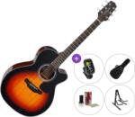 Takamine GN30CE Premium SET Brown Sunburst Chitară electro-acustică Jumbo