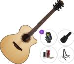 BromoGuitars BAT2CE Premium SET Natural Chitară electro-acustică Jumbo
