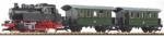Piko 37125 Kezdőkészlet, BR 80 gőzmozdony személyvagonokkal, hangmodullal és füstgenerátorral, DR III (4015615371250)