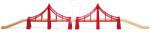 BRIO Fa híd Double Suspension Bridge BRIO 5 részes (BRIO6832)