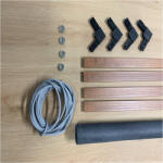 Redőnydiszkont 10x25 mm-es, alumínium keretes szúnyogháló szett (SZH-AM120120-AT)