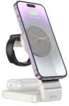 hoco. CQ3 3 az 1-ben Vezeték Nélküli asztali Töltőállvány - 15 W, Fehér