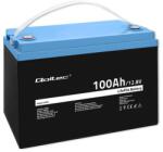 Qoltec LiFePO4 lítium-vas-foszfát akkumulátor | 12, 8V | 100Ah | 1280Wh | BMS (53705)